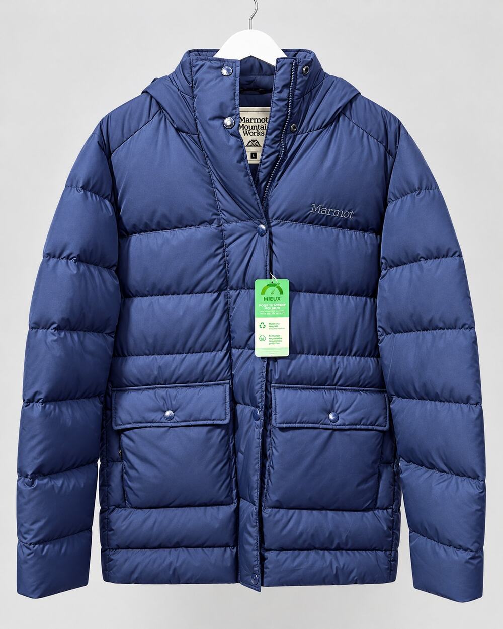 Marmot Women’s Strollbridge Hooded Puffer Parka – Arctic Navy RH-181